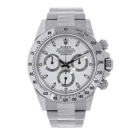 white face rolex watch|Rolex 116520 white.